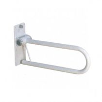 Maniglie di Sicurezza Ribaltabili da Muro Bianche 55/76 cm
