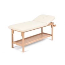 Skema Form Antares lettino per trattamenti e visite mediche in legno con schienale regolabile beige