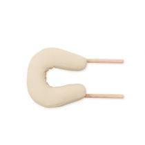 Poggiatesta Ergonomico per Lettini Pieghevoli in Legno Imbottito