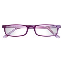 Occhiali da lettura di tendenza con astine flessibili rinforzate - Fashion Porpora