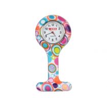 Orologio per Infermieri - Fantasia Bolle- Rilevatore Battito e Polso dei Pazienti