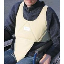 Pettorale Pelvico con Bretelle in Cotone Crema, Taglie M-L