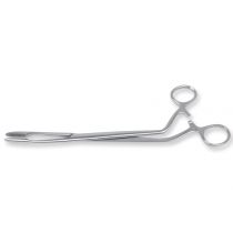 Pinza ginecologica in acciaio inox Cheron - 25 cm