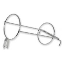 Portabombola in Acciaio Cromato - Accessorio Barella da Corsia