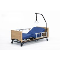 Kit Plus Degenza: Intermed HomeBed Letto Elettrico 4 Motori Altezza Variabile + Sponde Ribaltabili Gun + Asta Alzamalati OMAGGIO