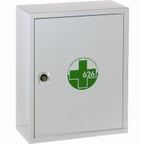 Armadietto Metallo 102/M Verniciato Bianco con Serratura