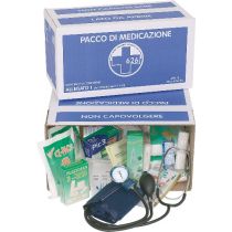 Easyred pacco di reintegro per pronto soccorso con sfigmomanometro e accessori Art. DM n.388