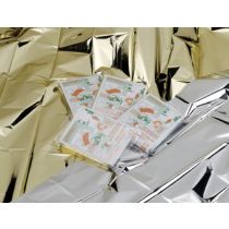 Easyred telo isotermico in polietilene per emergenza argento oro 210x160 cm