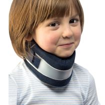 Pavis Art. 400 Collare Cervicale Semirigido Baby, Blu, Cotone E Schiuma Pu, S 23-28