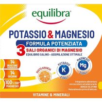 Equilibra®- 6 confezioni da 14 bustine Potassio & Magnesio 3 Formula Potenziata