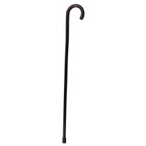 Mopedia bastone da uomo in legno di castagno con manico curvo lunghezza 92 cm colore marrone