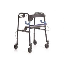 Rollator Pieghevole in Alluminio Verniciato con 2 Leve 