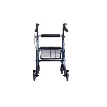 Deambulatore Rollator Pieghevole Mini in Alluminio con Sedile e Cestino