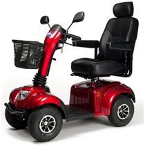Ceres SE - Scooter Elettrico 4 Ruote per Disabili - Rosso - 450W