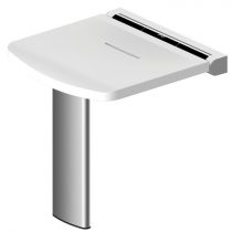 Onyx - Sedile Doccia Ribaltabile in ABS e Acciaio Inox