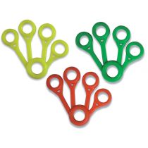 Set di 3 di esercitatori per dita per riabilitazione