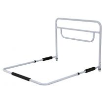 Sponda Letto Universale Fissa in Acciaio Verniciato Bianco
