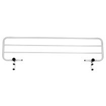 Sponda Letto Universale Ribaltabile in Acciaio Verniciato Bianco