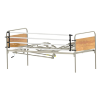 Sponde Ribaltabili Letto in Acciaio Cromato con Rivestimento PVC