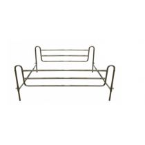 Sponda Letto Regolabile Universale in Acciaio Cromato 154 cm