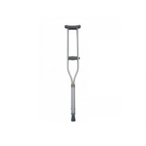 Stampelle Ascellari Regolabili in Alluminio con Impugnature Ergonomiche