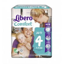 Libero - Pannolini Bebè Comfort 4 (7-11 kg)