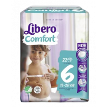 Libero - Pannolini Bebè Comfort 6 (13-20 kg)