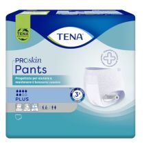 Mutandina Elastica Assorbente e Traspirante Tena Pants Plus - Cartone da 4 confezioni