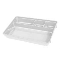 Vassoio a Scomparti 266 X 175 X 42 Mm - Plastica - Resistente e Facile da Pulire