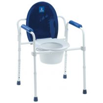 Sedia comoda WC 3 in 1 per disabili e anziani