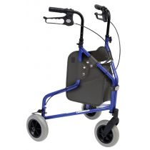 Rolly Delta - Rollator Pieghevole 3 Ruote in Acciaio Verniciato