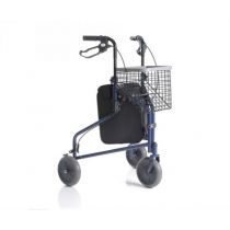 Rollator Pieghevole in Acciaio Verniciato - 3 Ruote con Cestino - Cryo