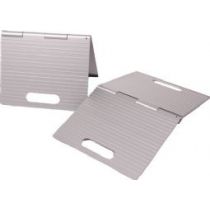 Rampe da soglia per disabili pieghevoli in alluminio - 1-5 x 40 x 25 cm