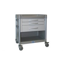Carrello medico portaoggetti a 3 Cassetti