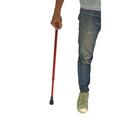 Bastone Pieghevole Da Passeggio In Alluminio - Caffè - Foto 7