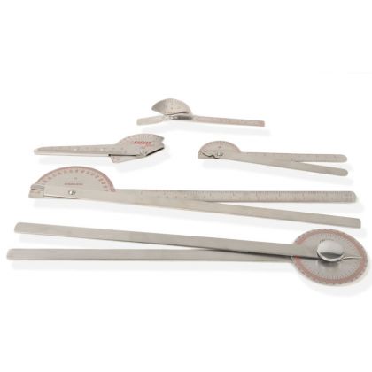 Goniometro Metrica Multifunzione 4 In 1 In Acciaio 500 Mm - Cod. 36550 - ToolShop Italia - 6