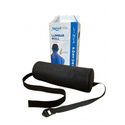 Cuscino Lombare McKenzie Ergonomico Nero 31x10 cm