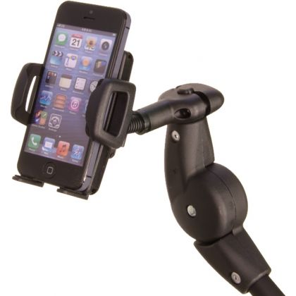KGDUYC Supporto Cellulare per Passeggino, Flessibile Porta Cellulare per Passeggino con Impugnatura per Braccio Antiscivolo Lega Morbida Morsetto per Telefono per Passeggino Scrivania