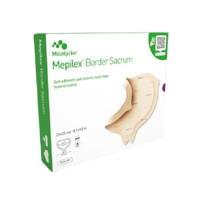 Mepilex Border Sacrum - Medicazione per lesioni da decubito