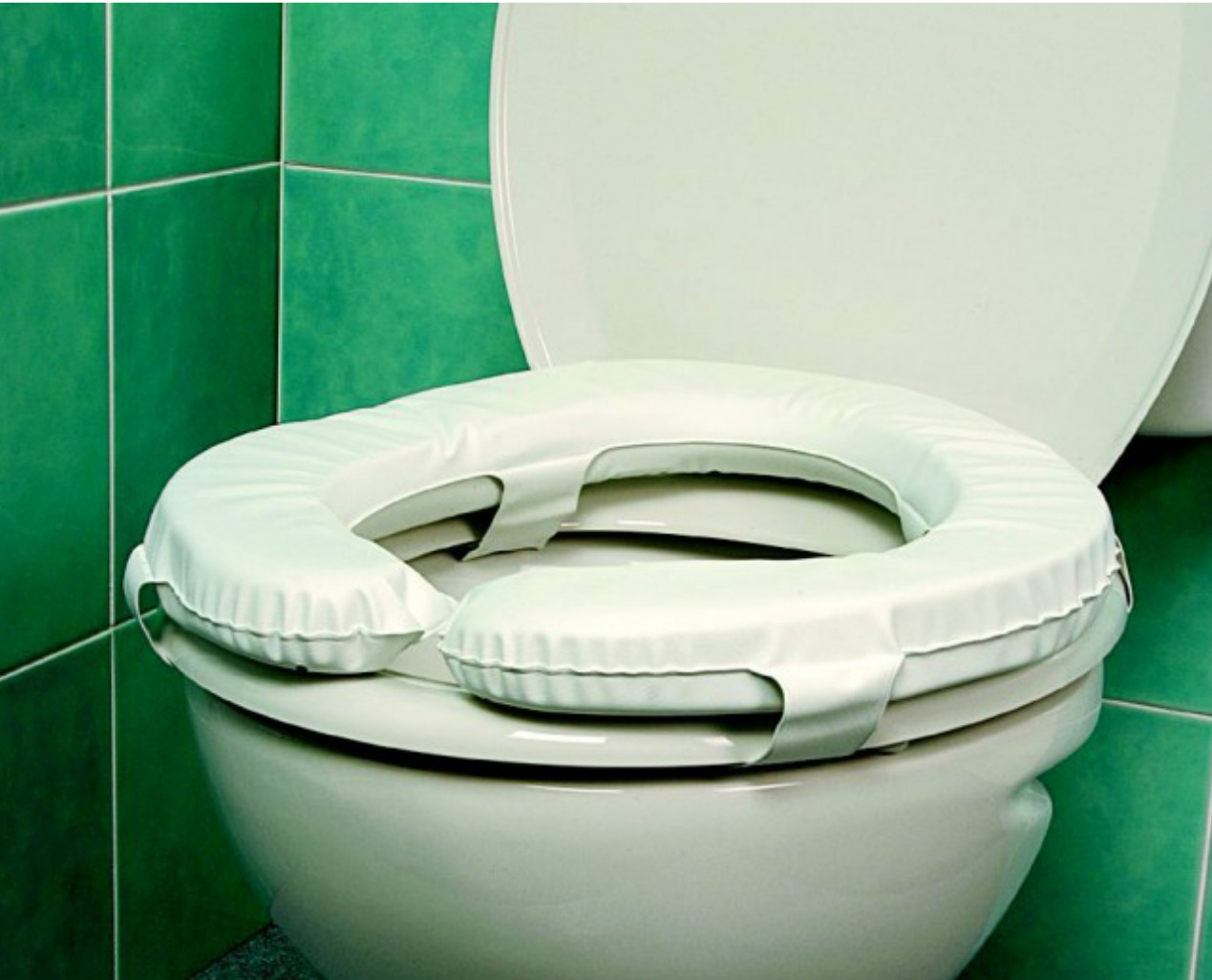 SPORTARC Copriwater morbido e spesso, elasticizzato, lavabile, per il bagno
