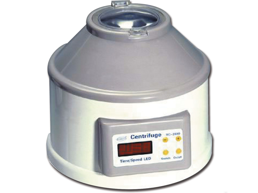 Gima centrifuga silenziosa con contenitore per 6 provette da 10 o 15 ml in ABS velocità 1000-4000 rpm