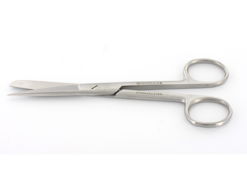 Gima forbice retta in acciaio inox con punte alterne da 14,5 cm