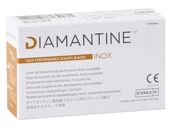 Gima lame chirurgiche Diamantine ad alte prestazioni in acciaio inox rivestite, confezione da 100 pezzi