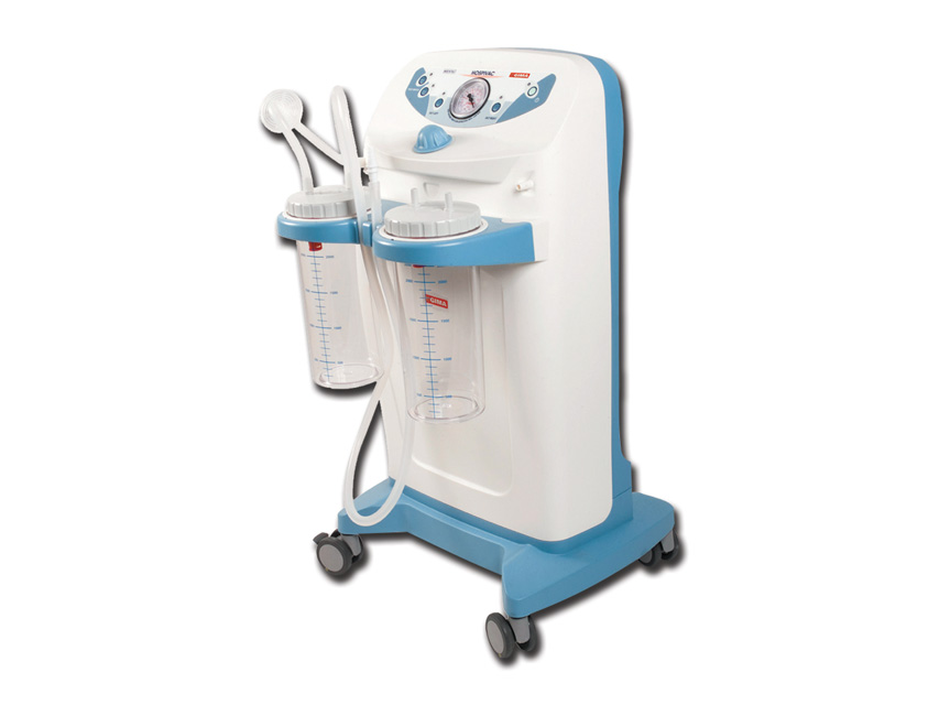 Gima Hospi Plus aspiratore chirurgico ad alto flusso e vuoto 230 V con vasi autoclavabili makrolon