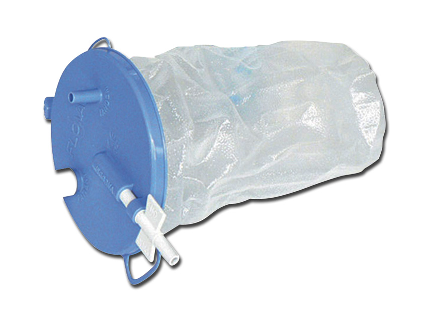 Gima sacca monouso da 2 litri con coperchio per vaso linea Tobi e Vega plastica trasparente