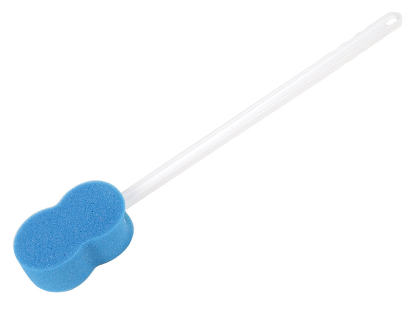 Gima spugna leggera in polyfoam con maniglia in plastica forma sagomata per bagno