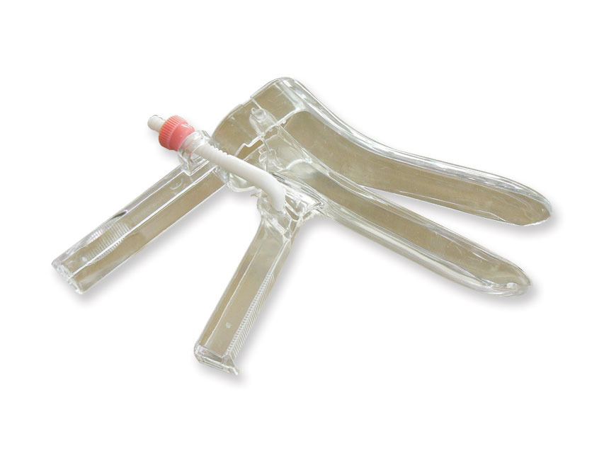 Gima speculum vaginale Cusco monouso con regolazione a vite in plastica trasparente sterile