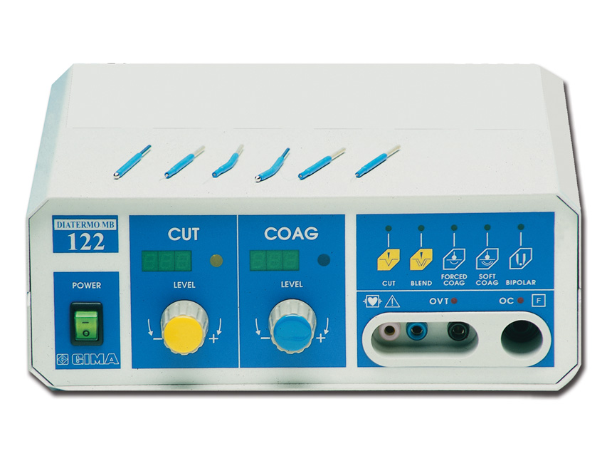Gima MB122 elettrobisturi elettronico ad alta frequenza 120 Watt per chirurgia mono e bipolare