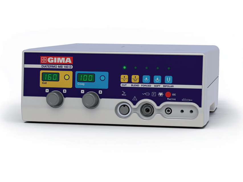 Gima Diatermo MB 160D elettrobisturi elettronico mono-bipolare alta frequenza per piccola e media chirurgia