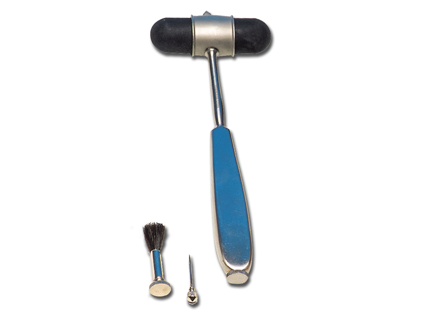 Gima Martello Neurologico Dejerine Classico con ago e agesimetro argento acciaio inox 21 cm 140 g